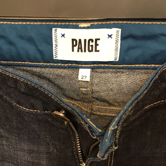 PAIGE Jimmy Jimmy Skinny Rebel Jeans Size 27, EUC - Picture 6 of 7